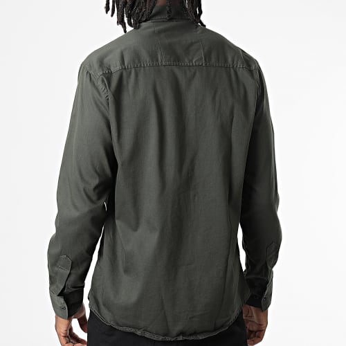 Chemise Manches Longues W-324 Vert Foncé