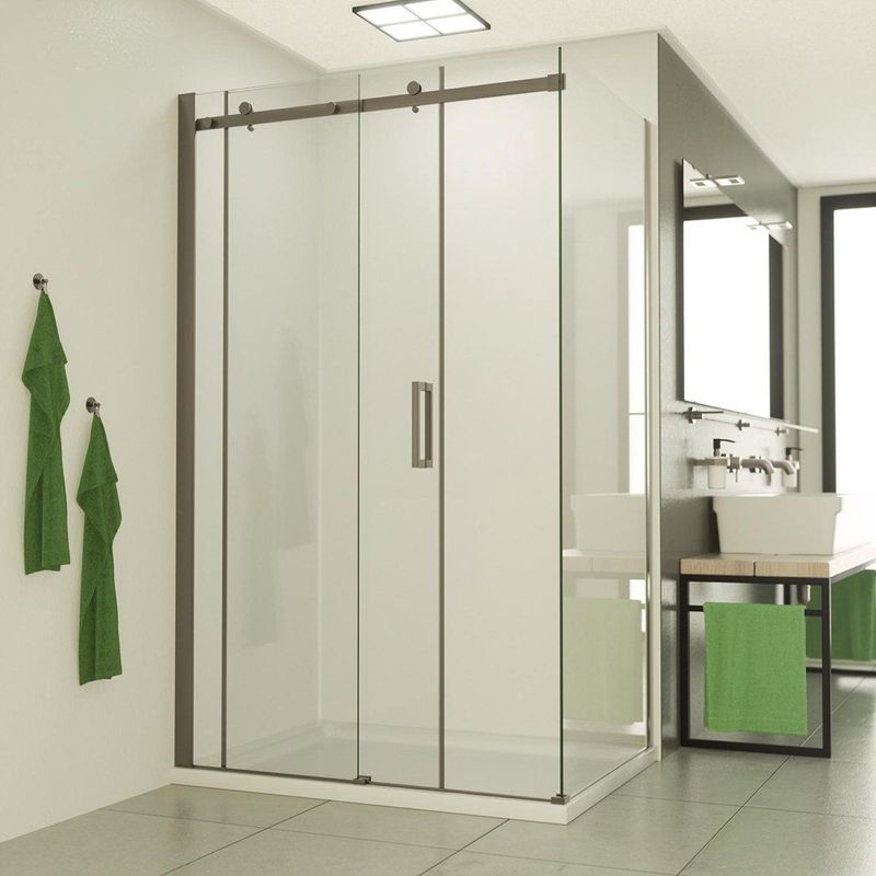Boss & Wessing - Supreme - Douchecabine - 110x90 cm - RVS Profiel - Nano Coating