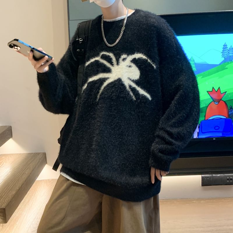 Hushgrain - Ronde hals spinnentrui