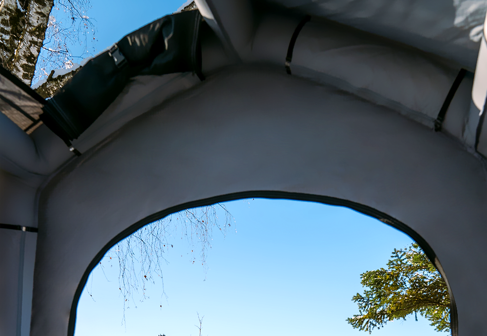OutdoorU Sky 3 Pers. daktent incl. ladder& hoes - Grey