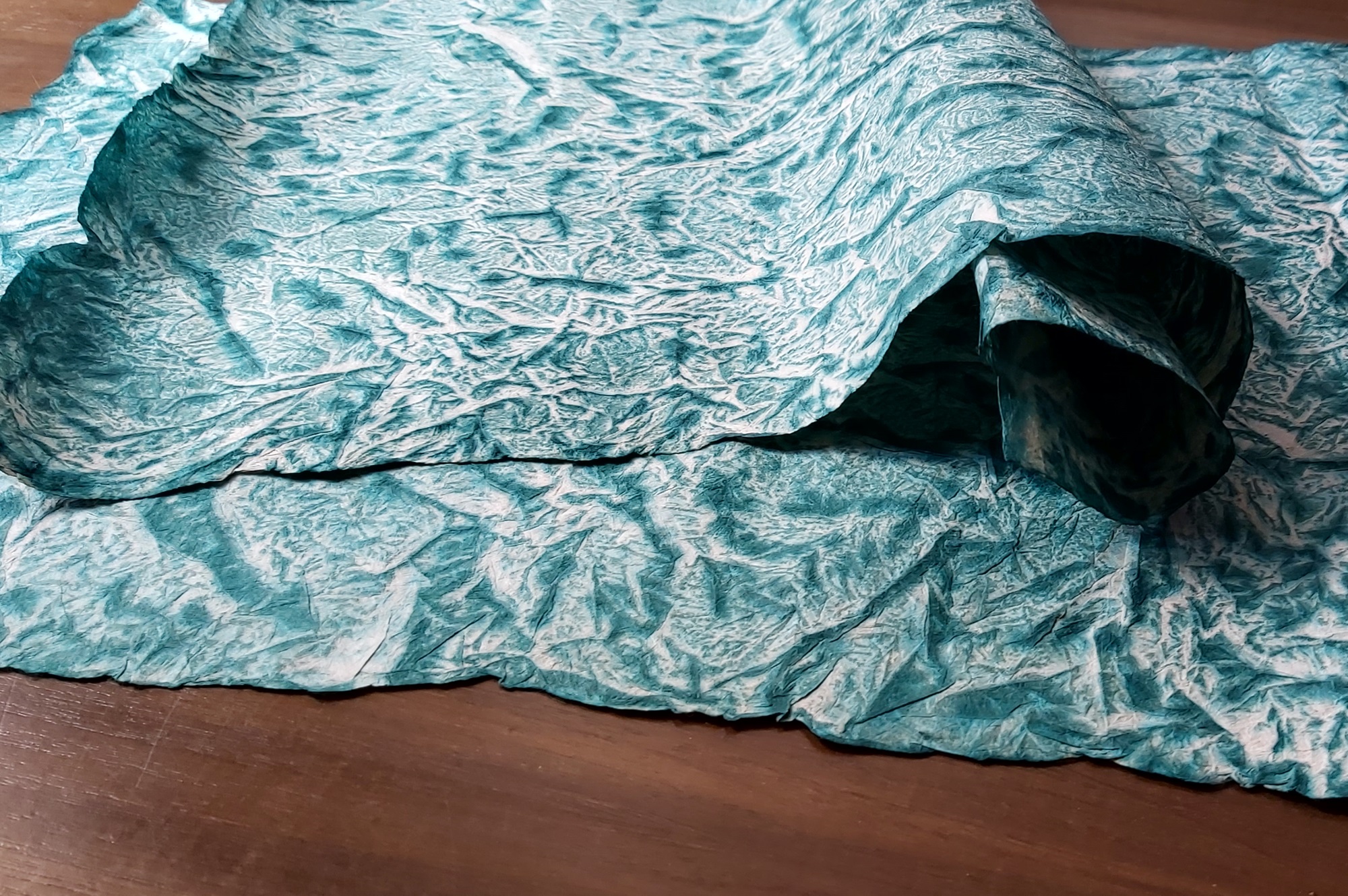Geschenkpapier, mint, weiß, T 76 cm, B 51 cm günstig bestellen