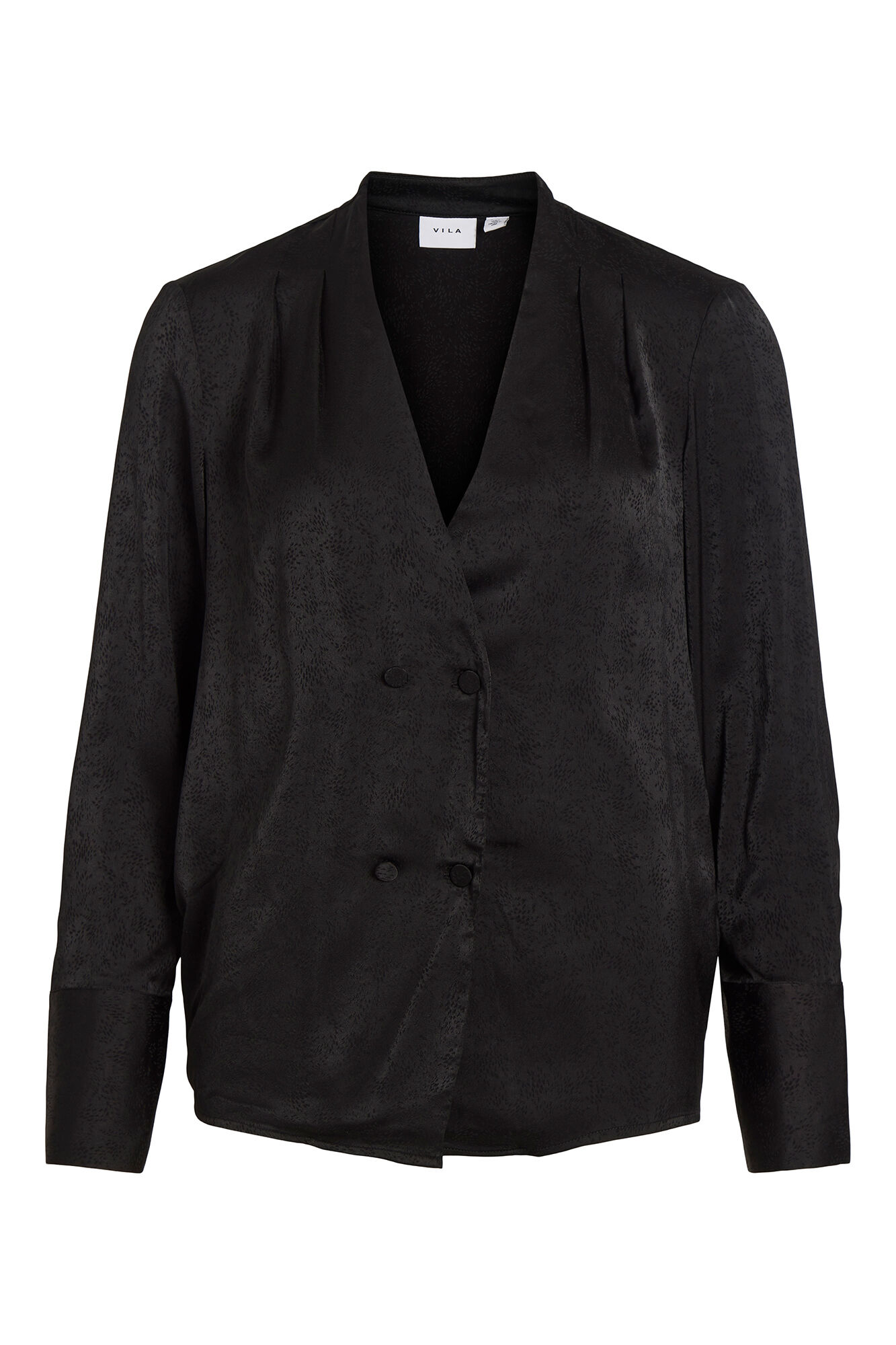 Blusa Jacquard Flow - Preta