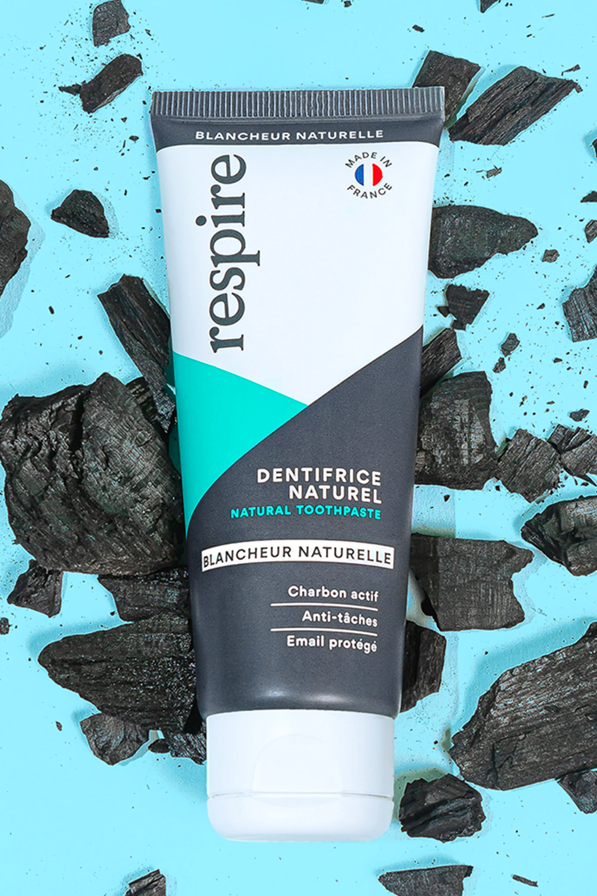 Respire Dentifrice blancheur naturelle-75 ml