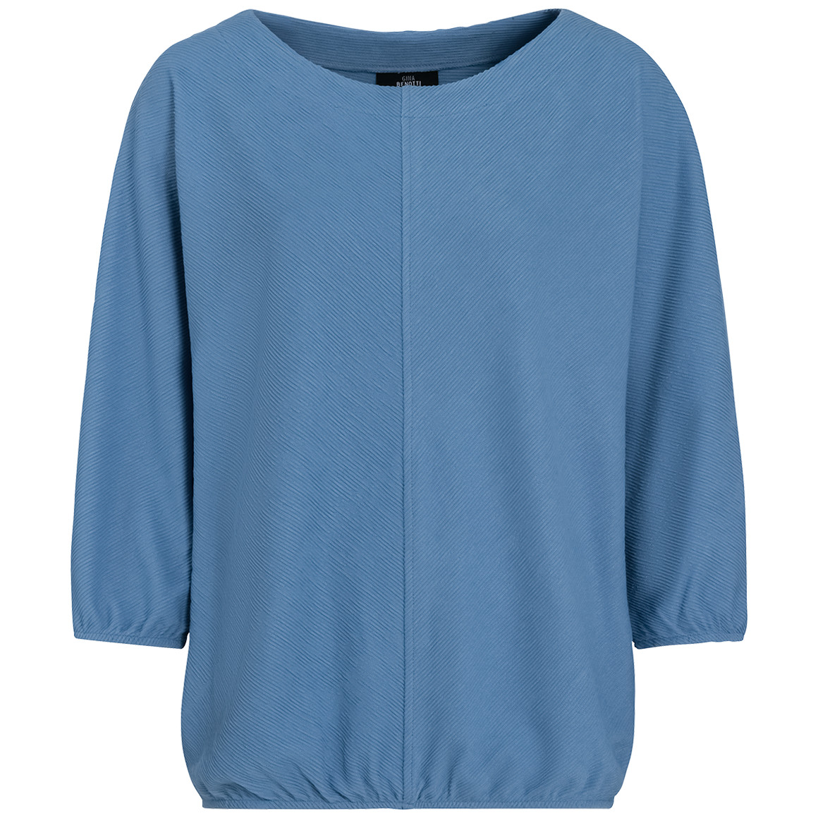 Gina Benotti Damen Sweatshirt mit 3/4-Arm hellblau