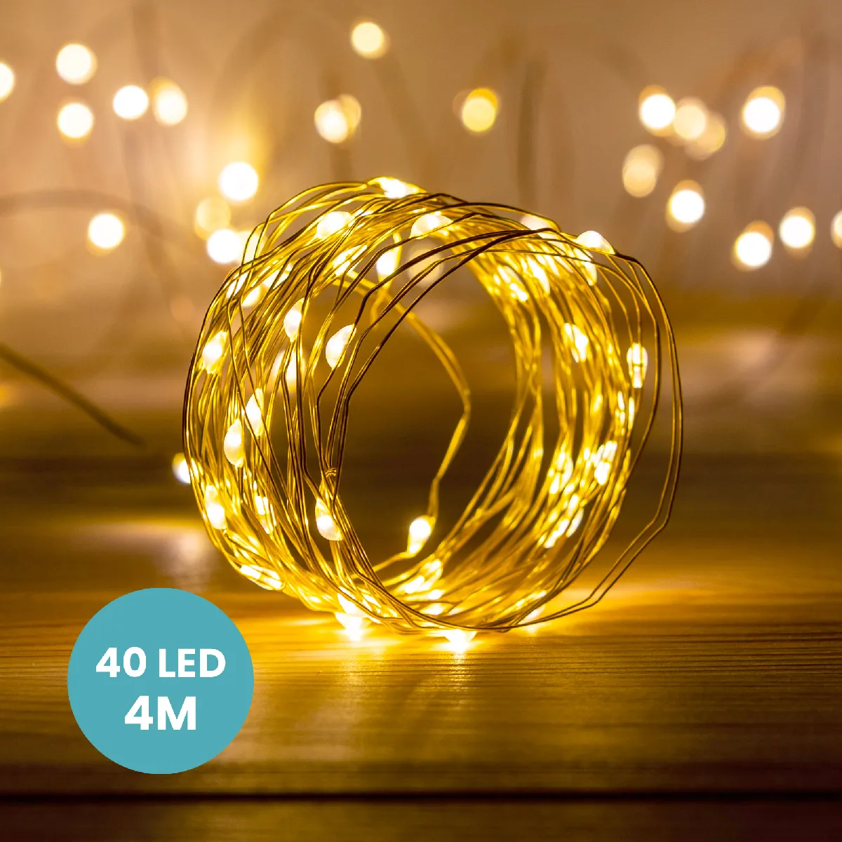 SKYLANTERN Guirlande Or Micro LED