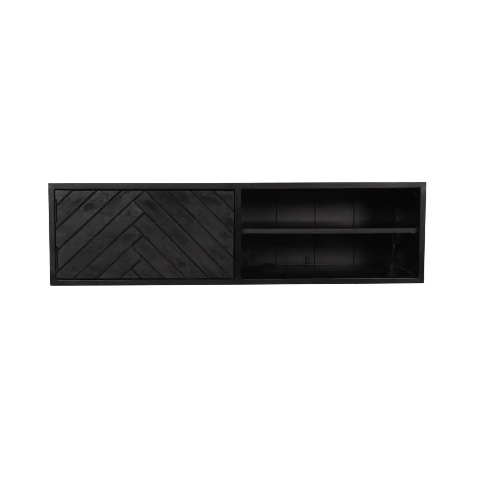 Starfurn - Tv meubel New York - Zwart - 35x120x33 cm