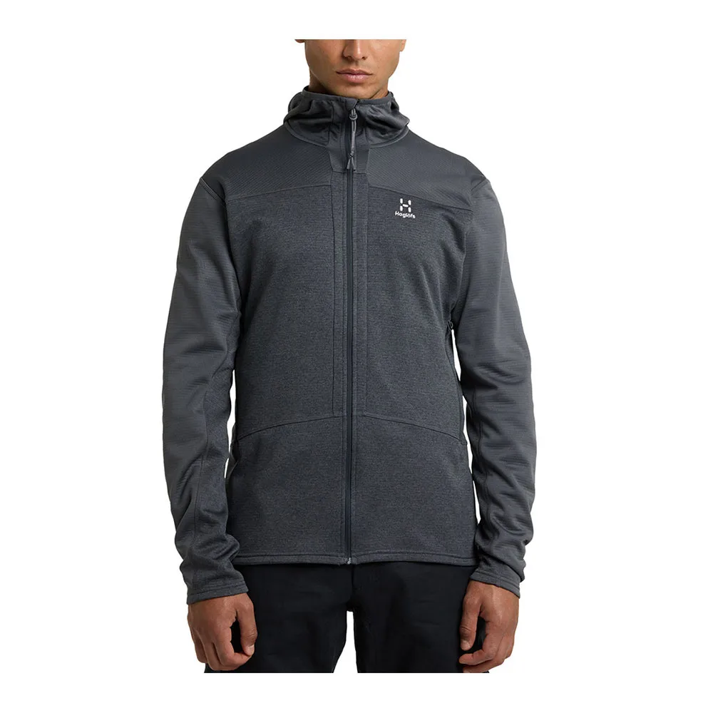 Haglöfs ROC FLASH MID - Polaire Homme magnetite