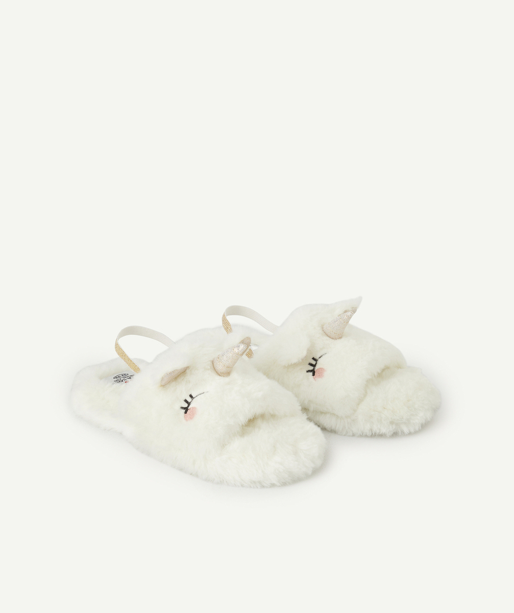 chaussons fille avec animation licorne