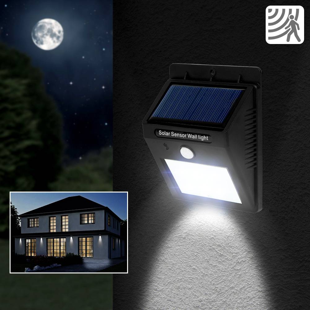 6er-Set Solarlampe mit Bewegungsmelder