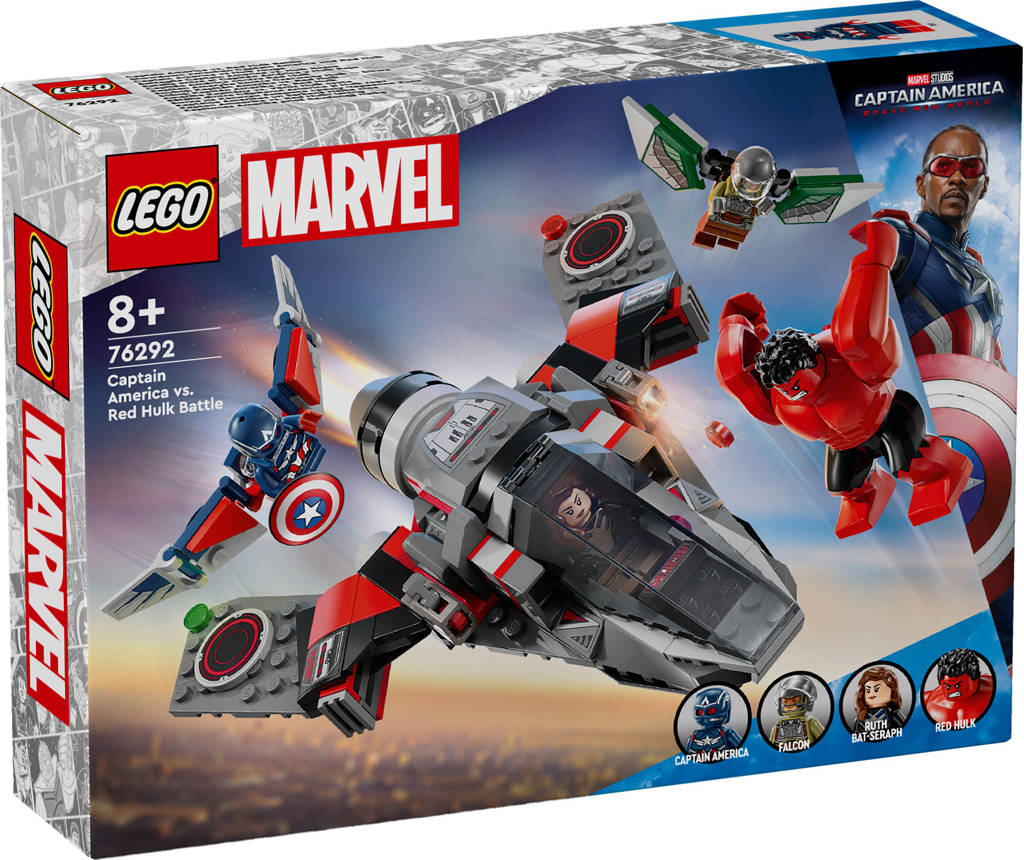 Marvel Captain America vs. Rode Hulk duel 76292