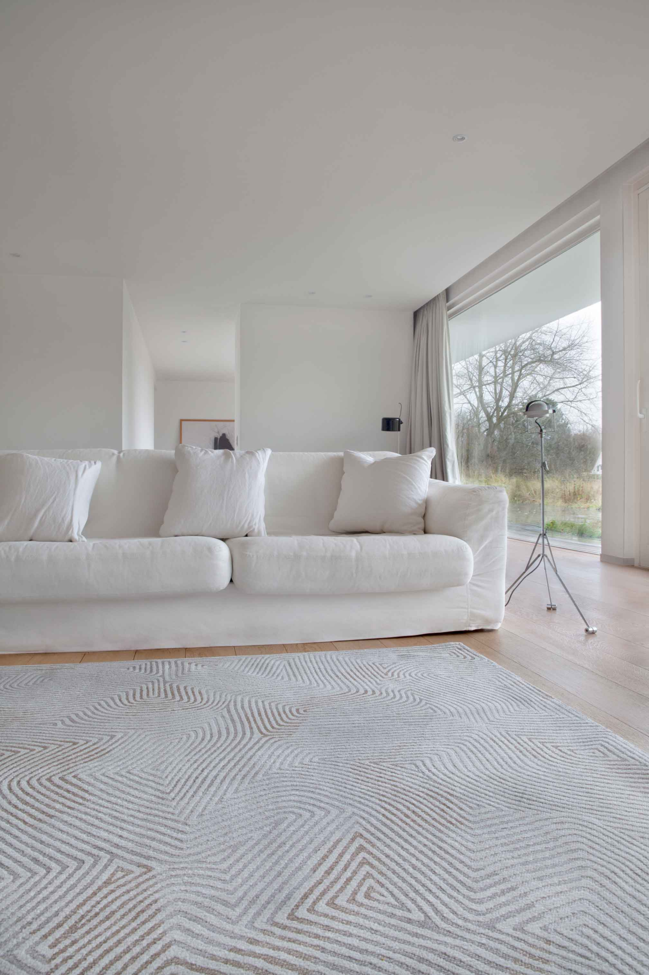 Ecorugs vloerkleed Coral wit 200x280 cm