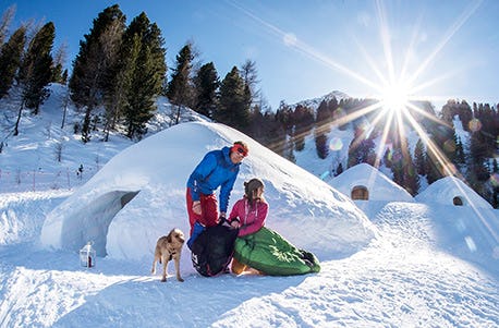 Übernachtung im Romantik-Iglu in Südtirol als Geschenkidee