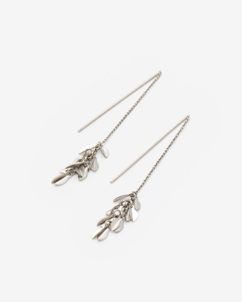 BOUCLES D'OREILLES METAL SHINY LEAF
