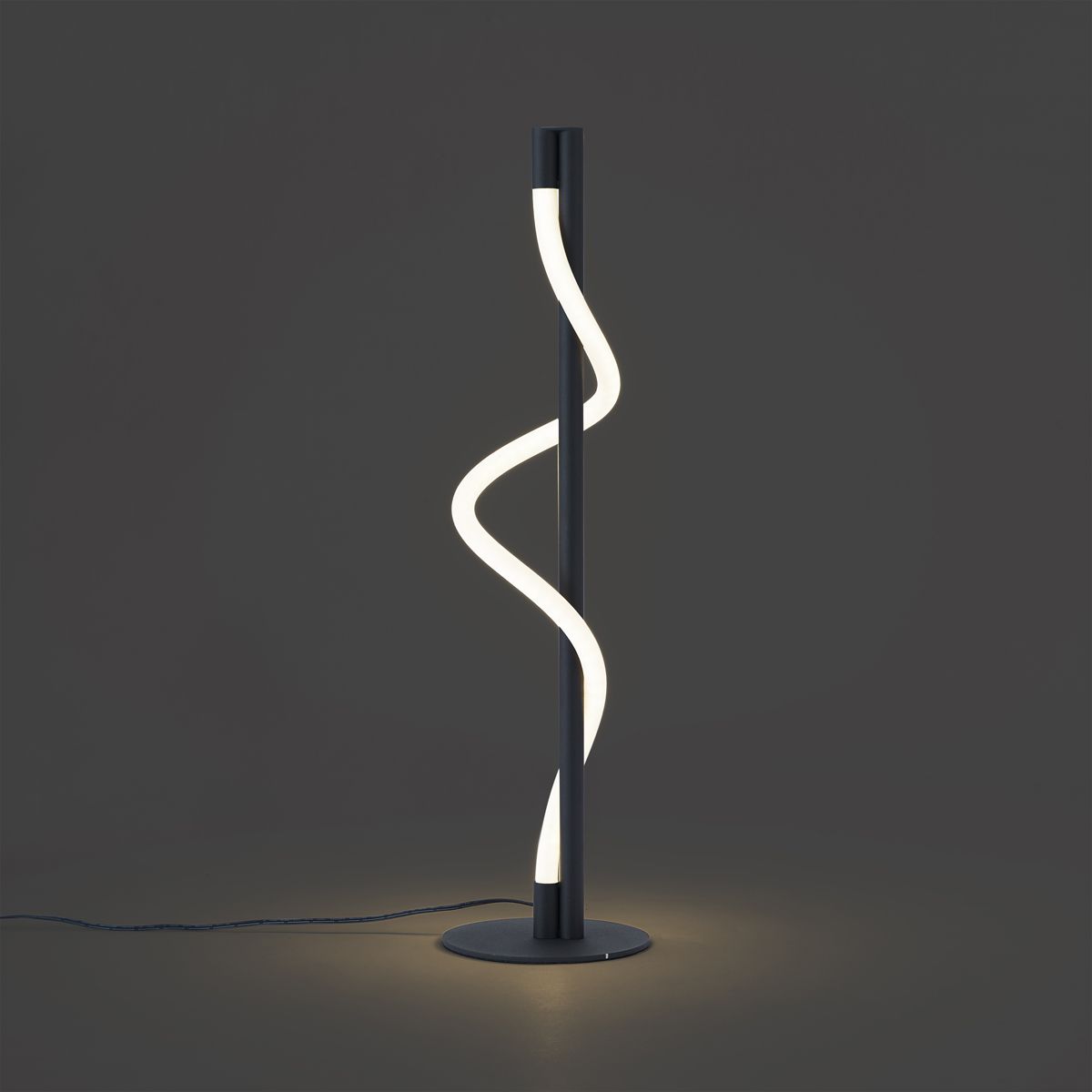 Moderne tafellamp zwart incl. LED 3-staps dimbaar - Twirl