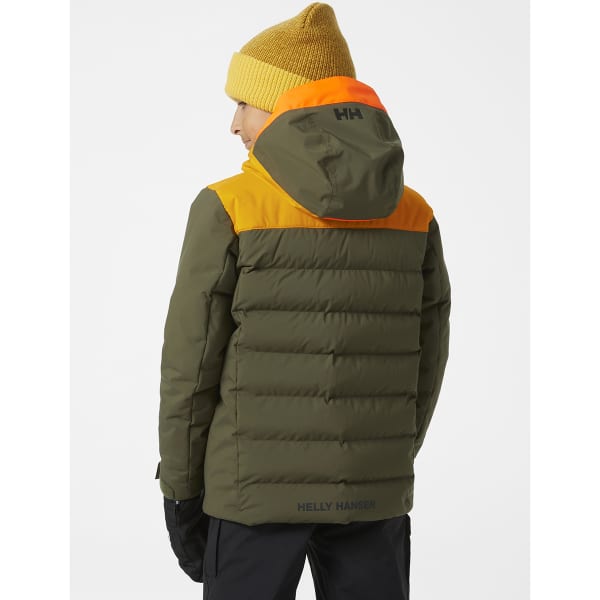 Veste de ski HELLY HANSEN JR CYCLONE JKT UTILITY GREEN