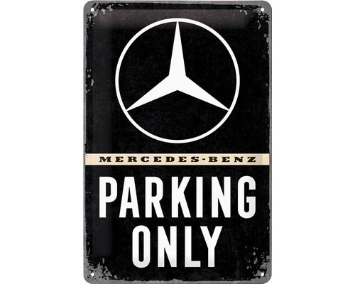 Blikken bord Mercedes Parking 20x30 cm