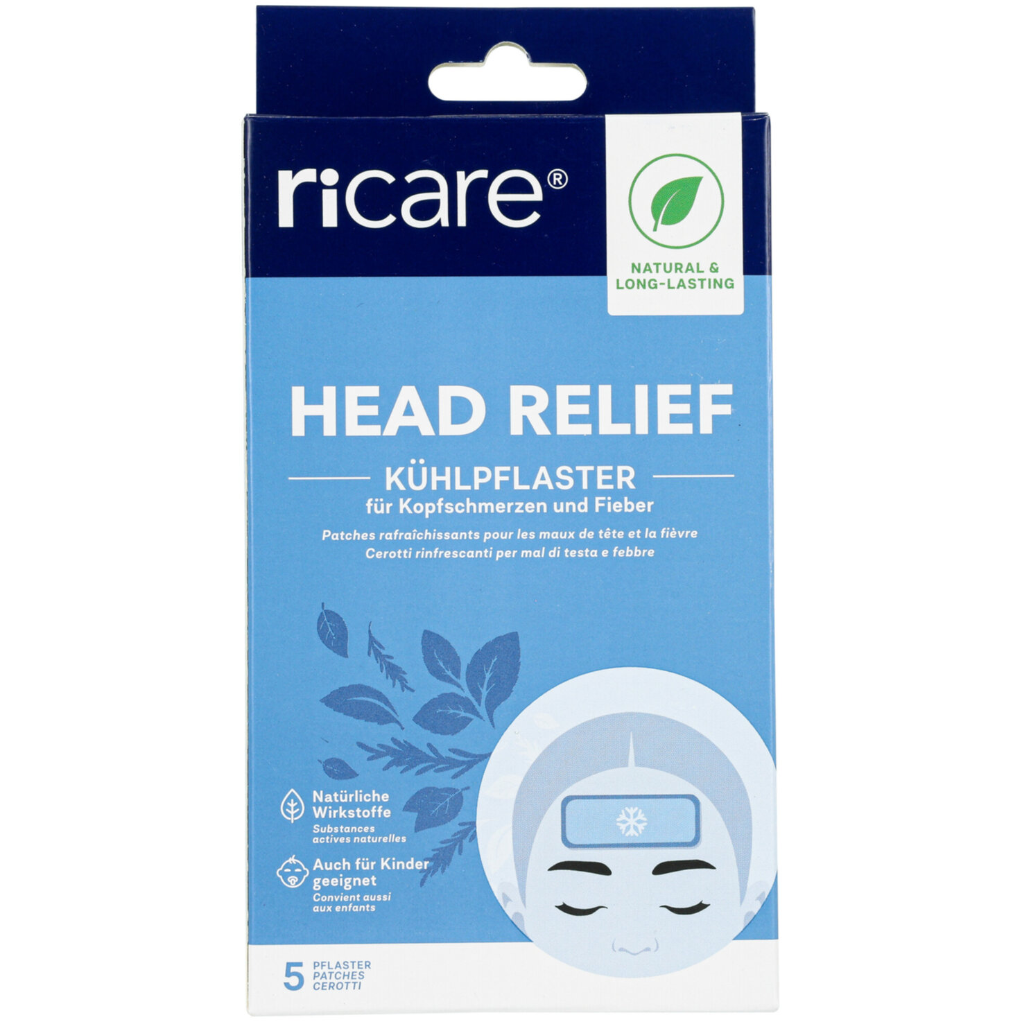 ricare Head Relief Kühlpflaster