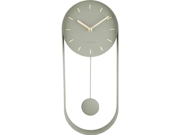 Karlsson KA5822DG, Væg, Quartz clock, Rund, Grøn, AA, 200 mm