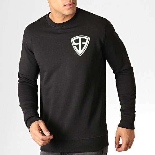 Sweat Crewneck Glow In The Dark Dossard Noir