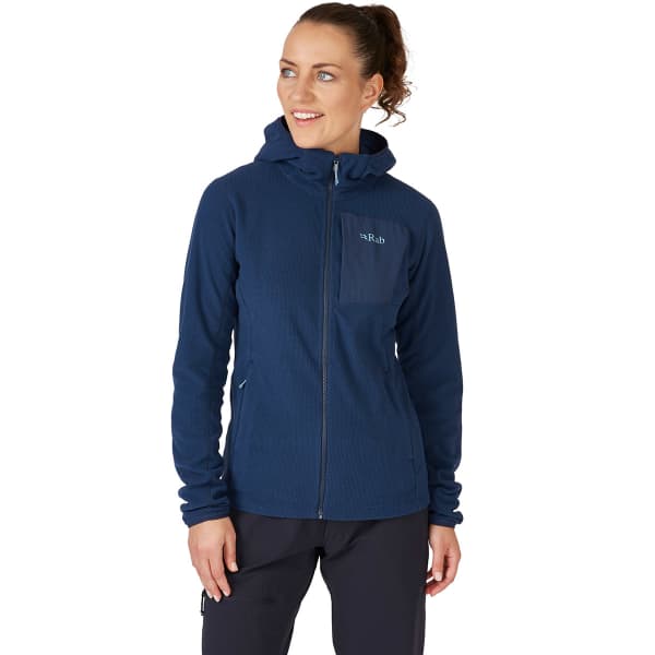 Veste polaire ski rando RAB TECTON HOODY W DEEP INK