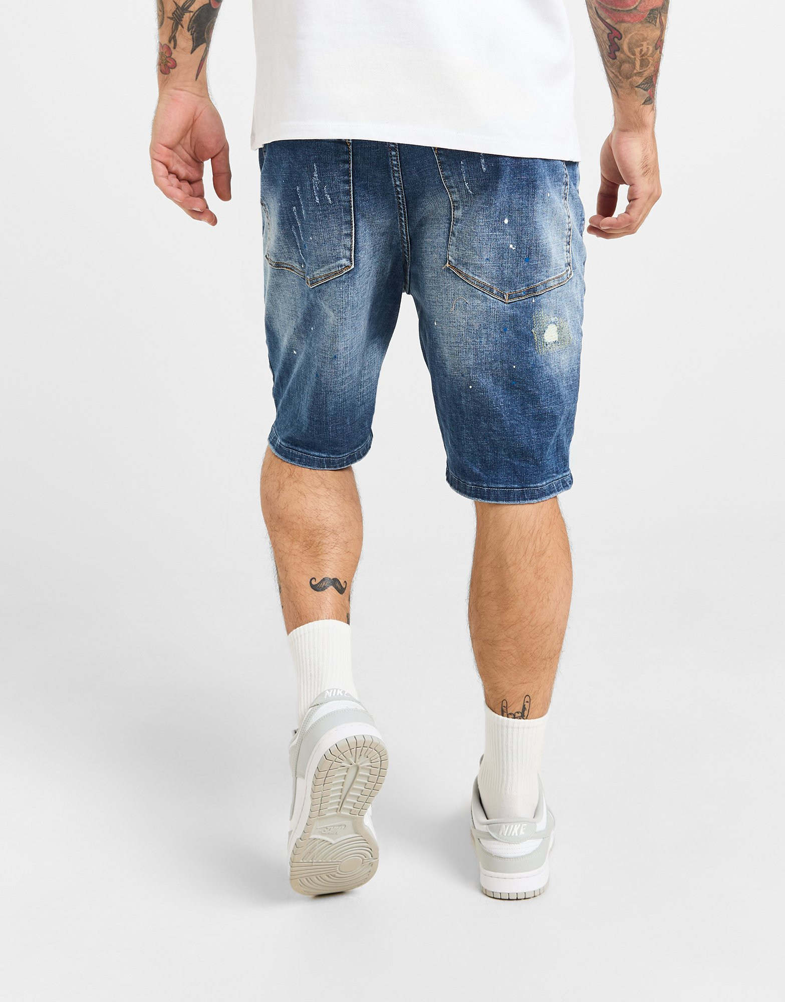 Alessandro Zavetti Short Damiano Denim Homme
