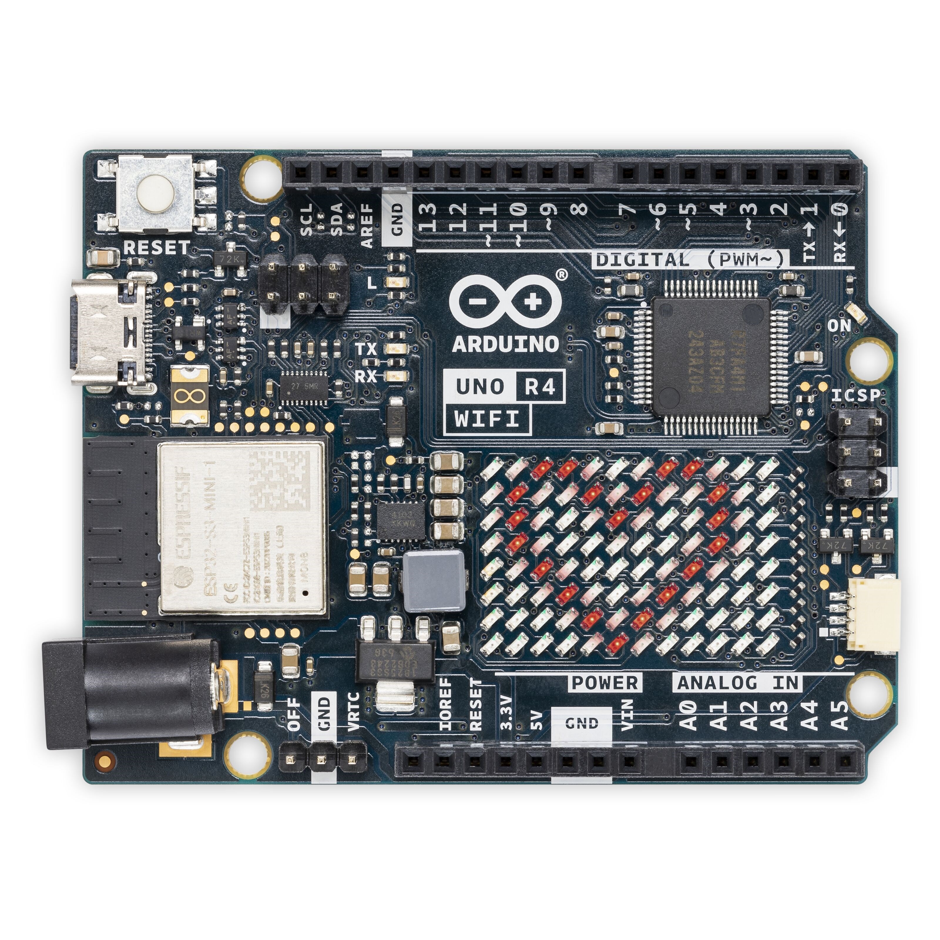 Arduino Uno Rev4 Wifi Utviklingskort