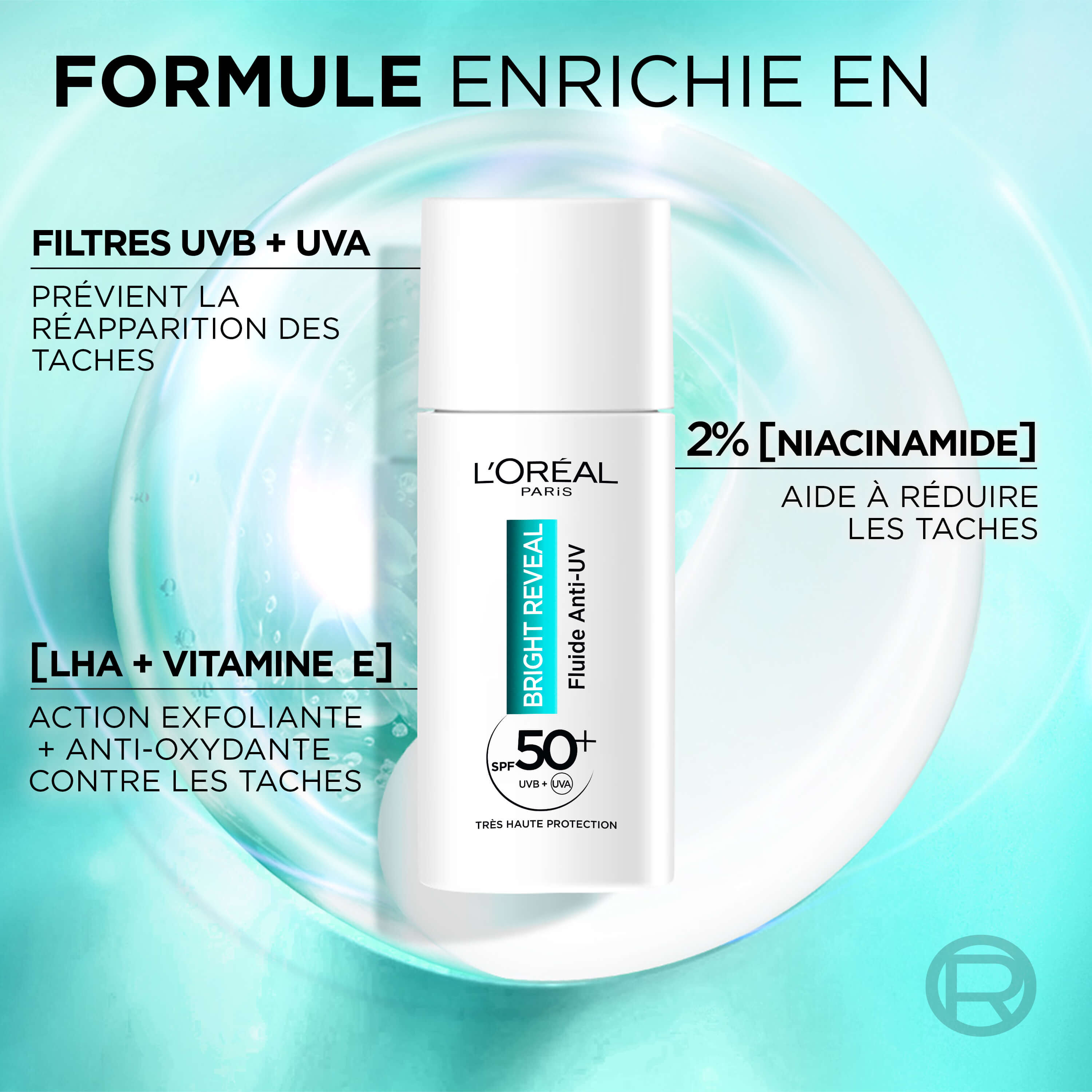 Fluide Anti-UV SPF50  Anti-Taches - L'Oréal Paris
