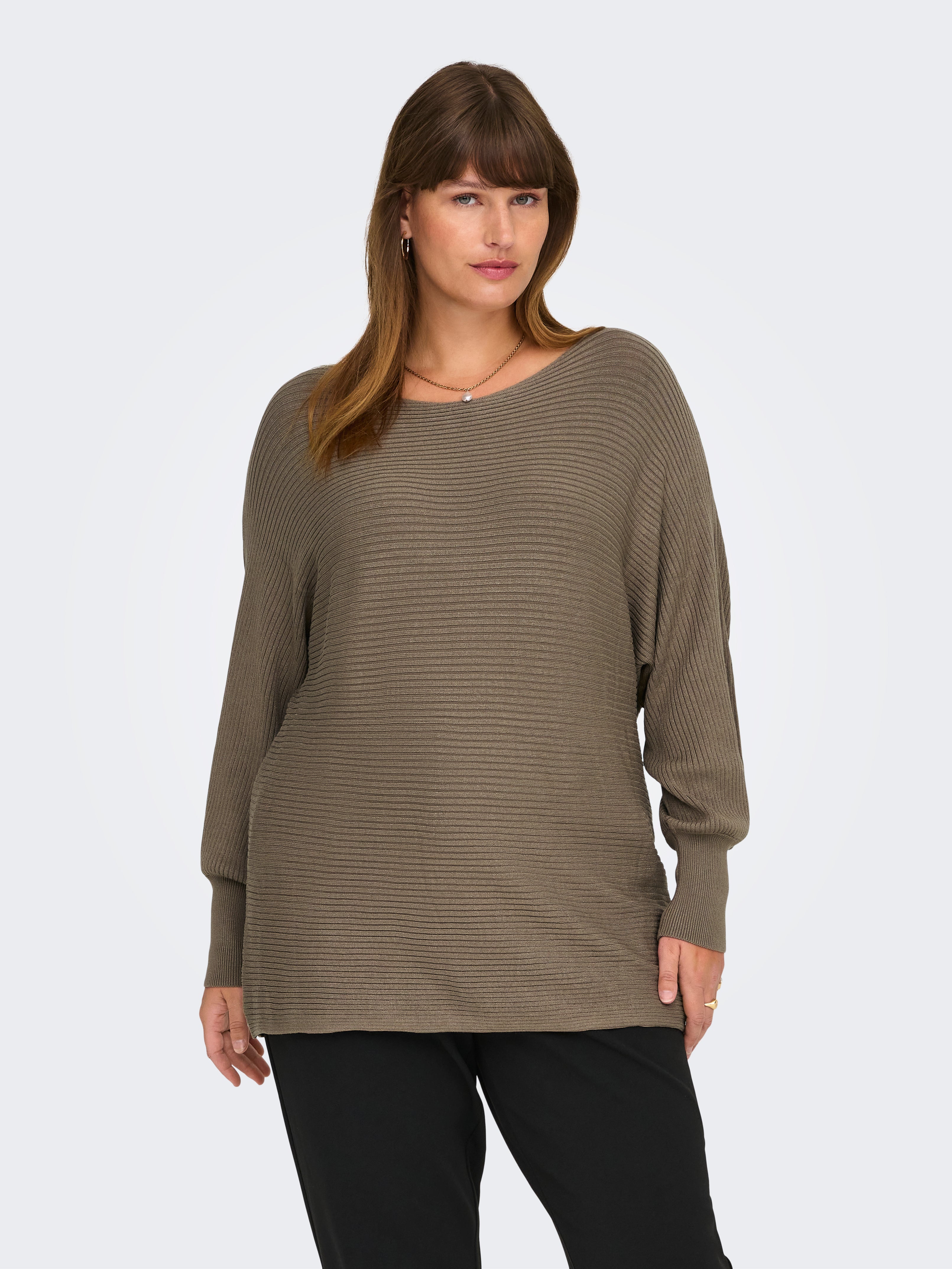CARNEW Strickpullover Walnut