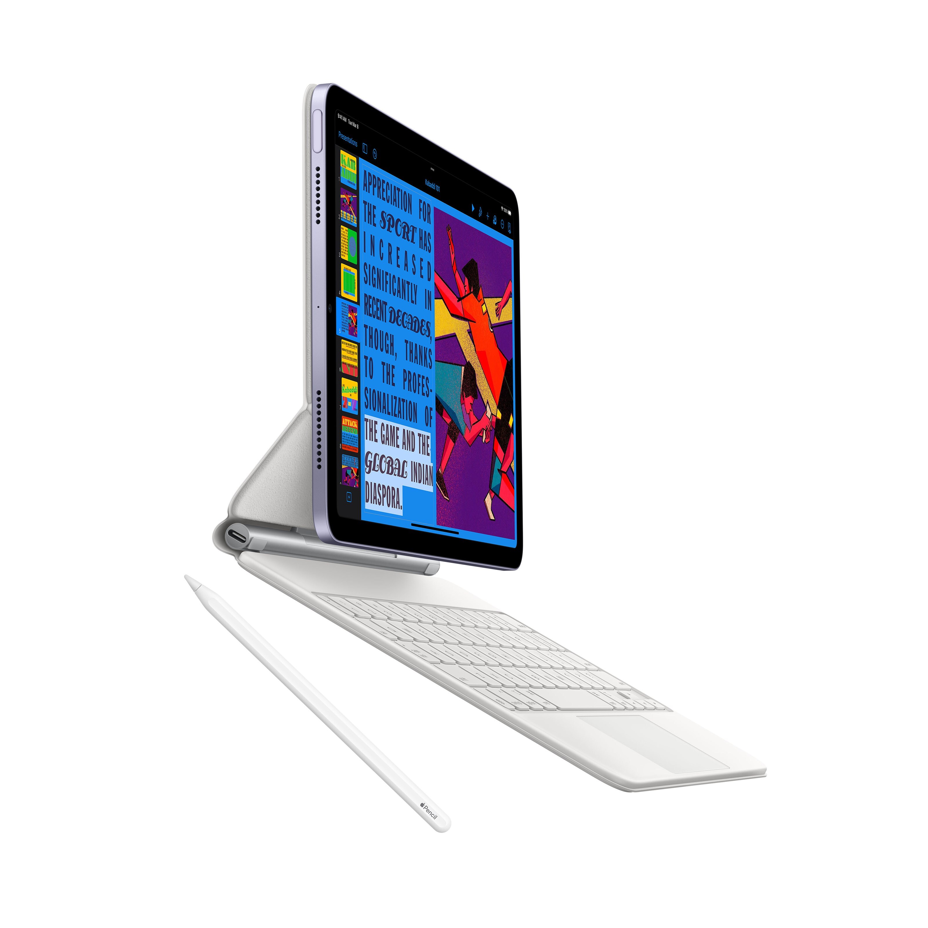 Apple iPad Air (2022) 10,9” 5G 64 GB Stellargrå