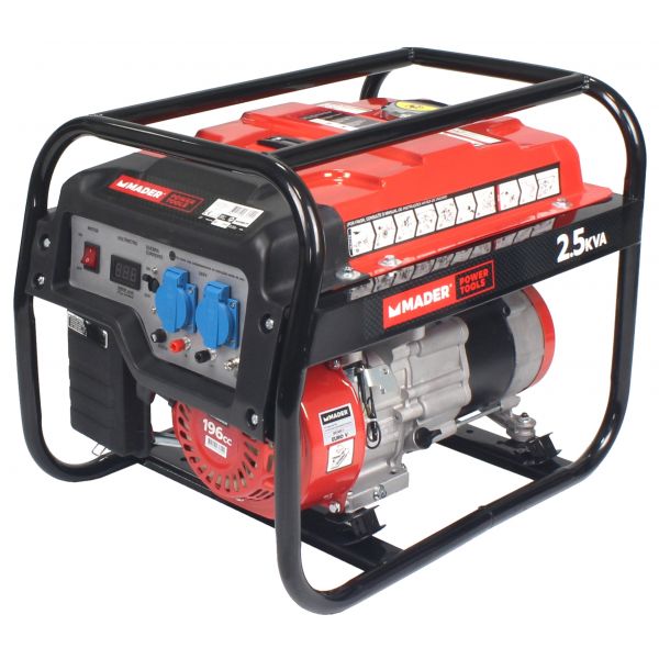 MADER Gerador Monofásico, Avr, 2.5Kva, 15L - 63609