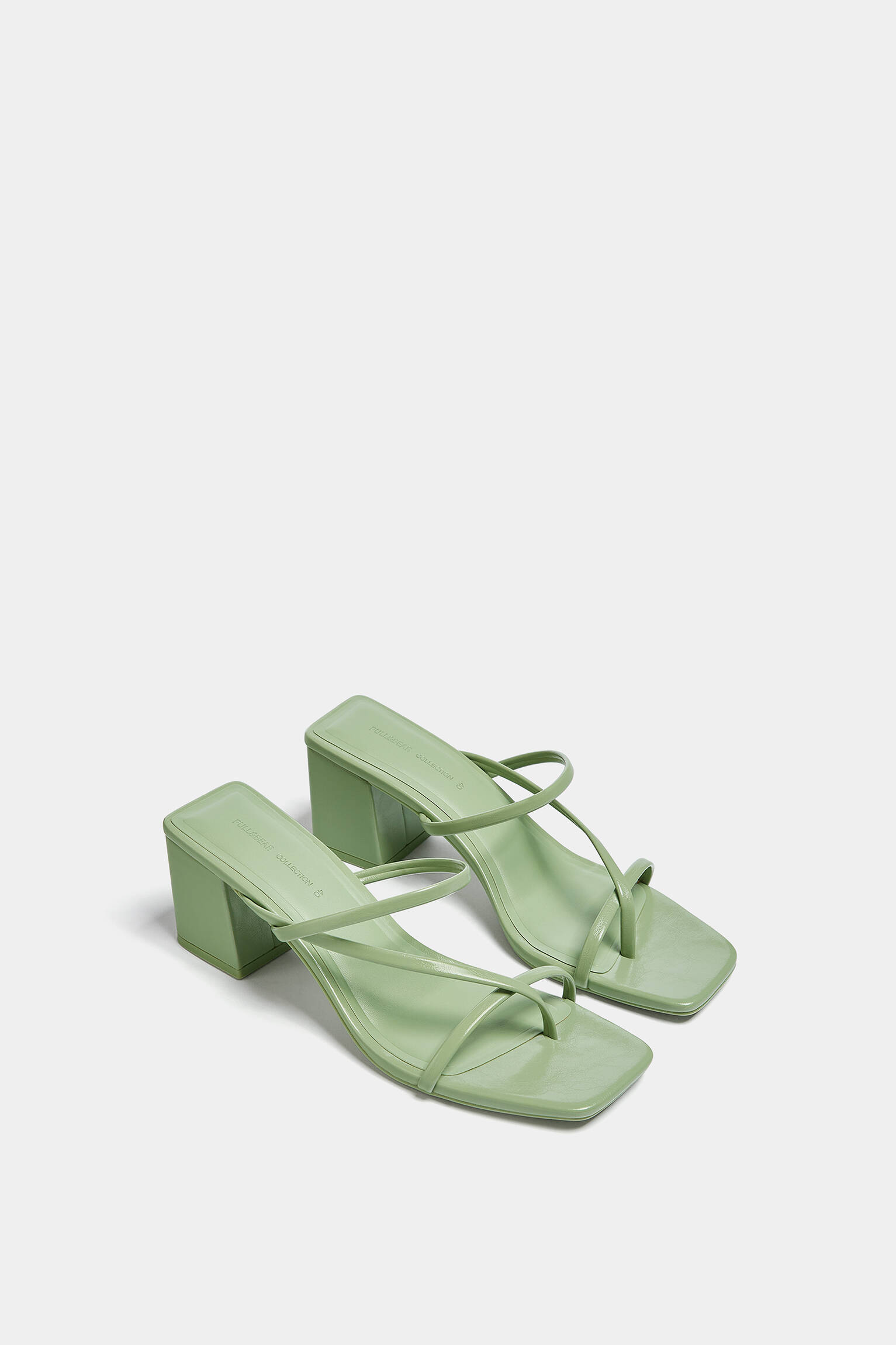 Sandália Mule Heel - Verde