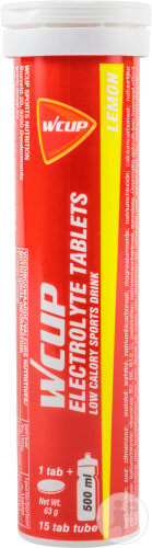 WCUP Electrolyte Tablets Citron 15 Pièces