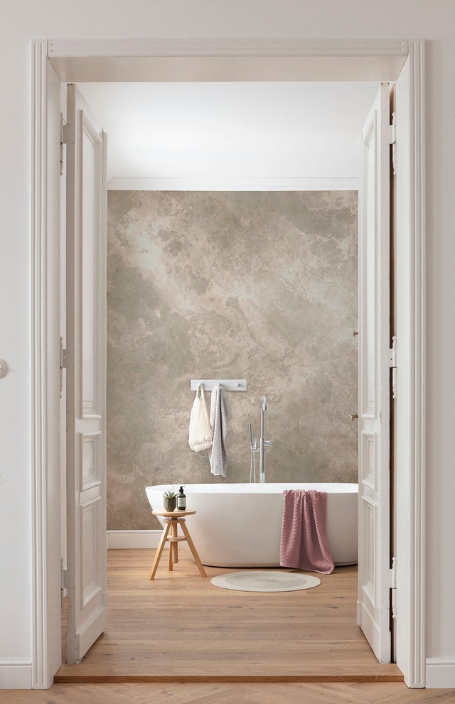 Komar Vliestapete »Digitaldruck Vlies -  Marmorelia - Grösse 350 x 250 cm« bedruckt glatt Wohnzimmer, Schlafzimmer