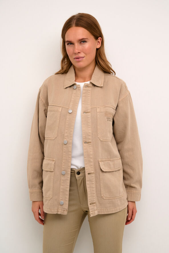 Kaffe KAsisse Shirt Jacket Feather gray