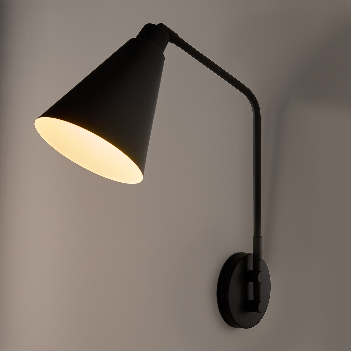 LA REDOUTE INTERIEURS<br>Luminária de parede metálica com braço ajustável, Hiba
