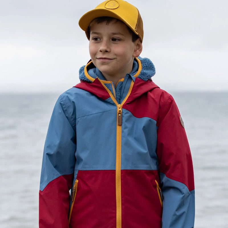 Kinder Wynn Regenjacke rio red