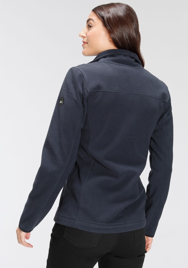 Polarino Fleecejacke ohne Kapuze für kalte Tage,  aus Fleece,  lässiger Look