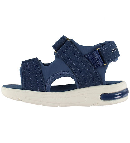 En Fant Sandalen - Klettband m. Light - Vintage Indigo
