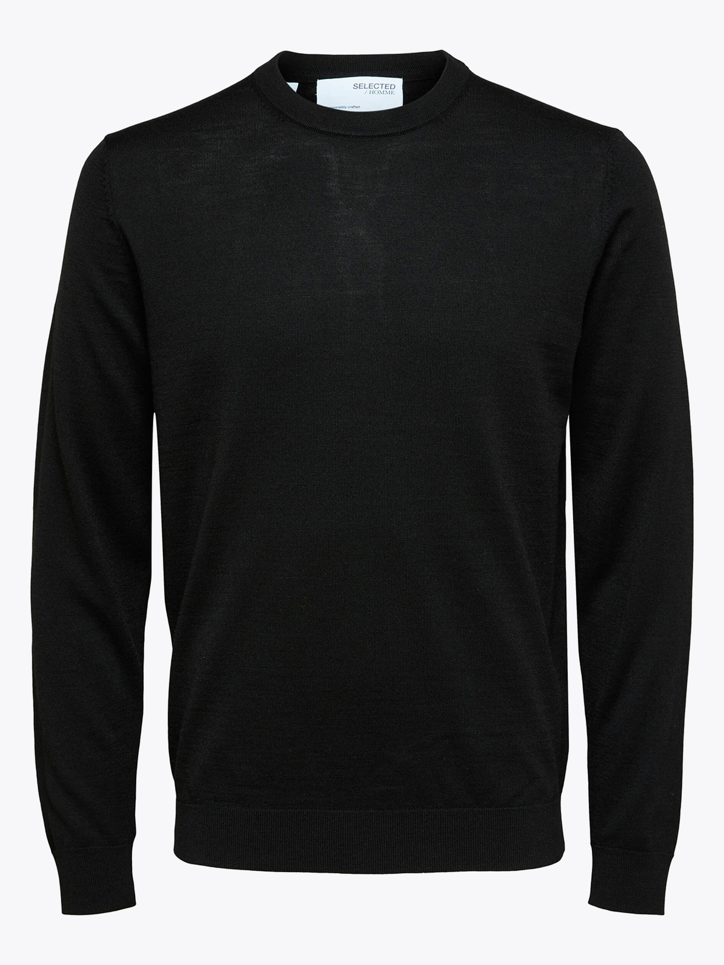 Selected Homme Town Merino Coolmax Knit Crew
