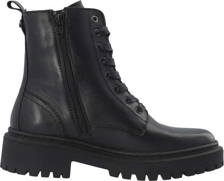 Cashott CASLEA Lace Boot Leather Black