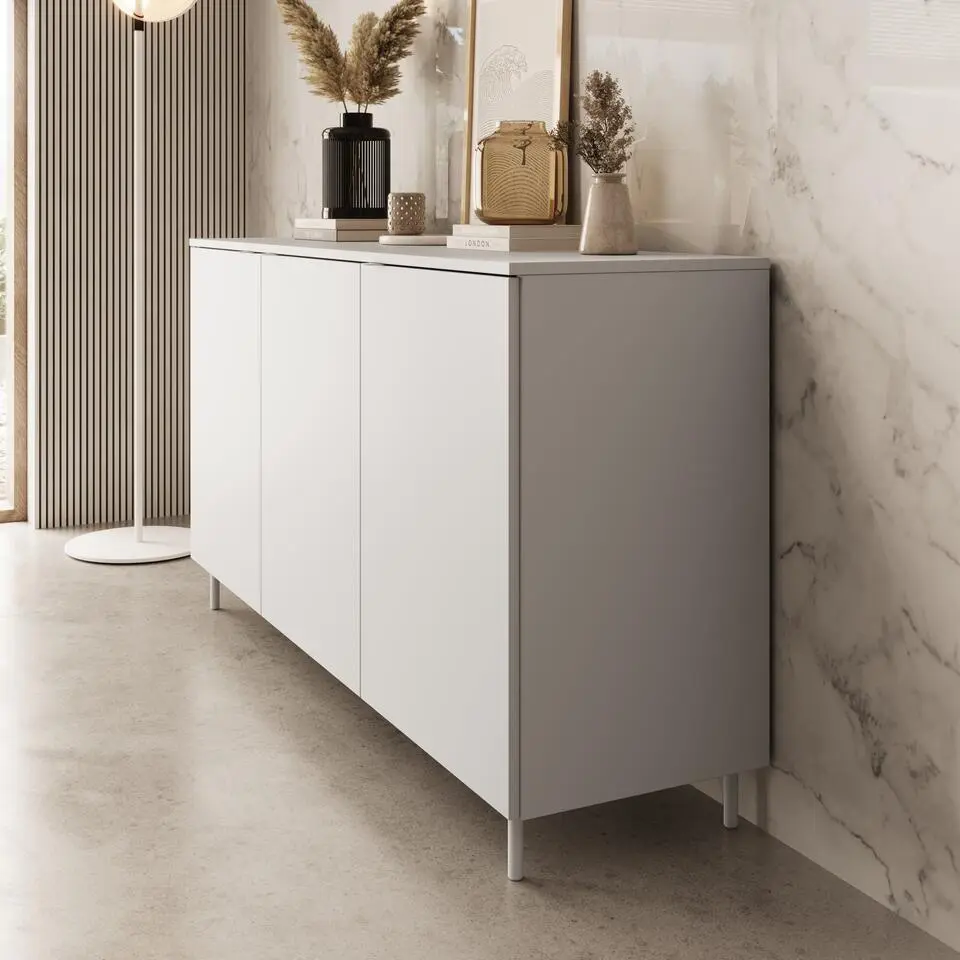 Meubella - Dressoir Malvare - Wit - 150 cm