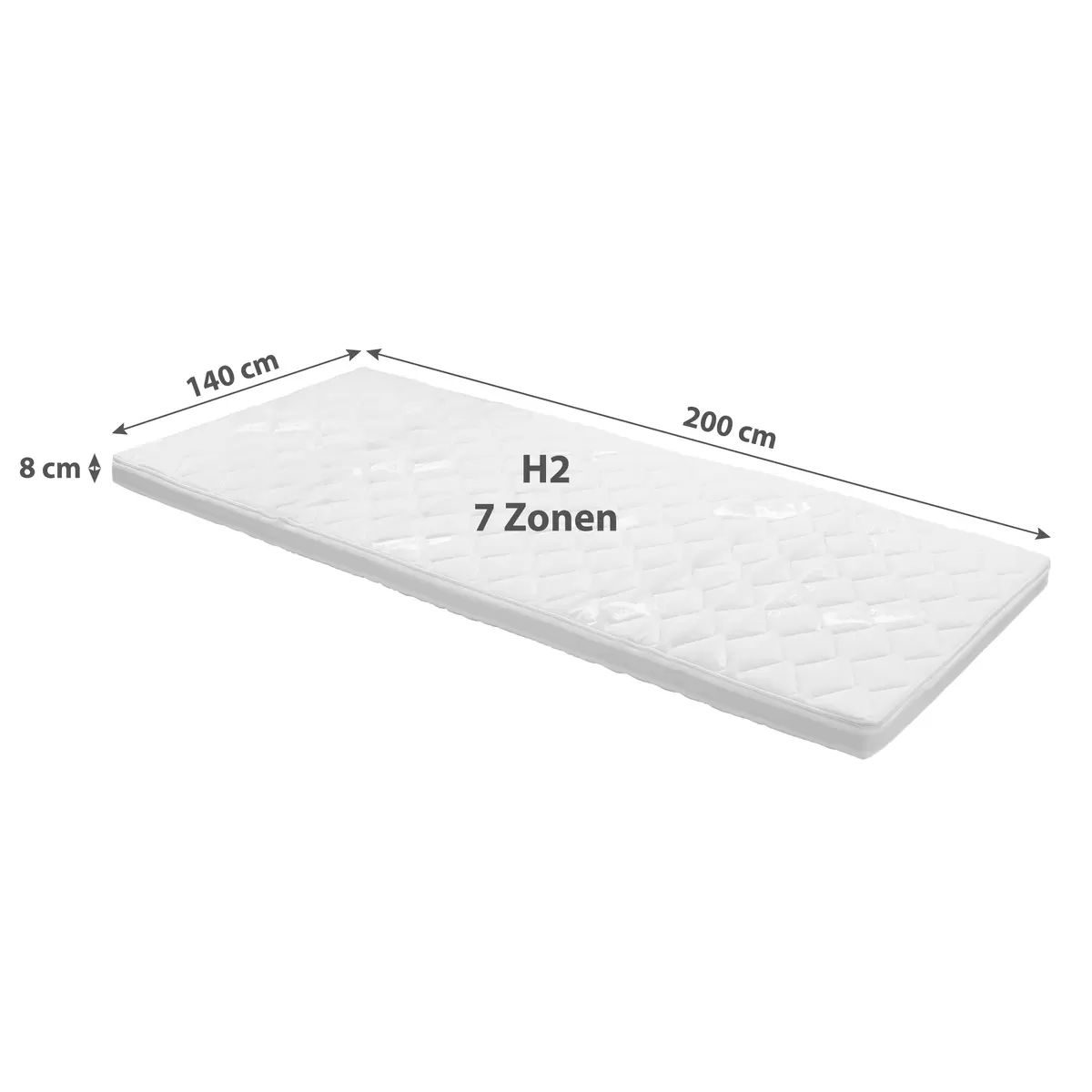 Topper Gamma 140 x 200 weiss