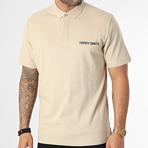 Polo Manches Courtes Required Beige