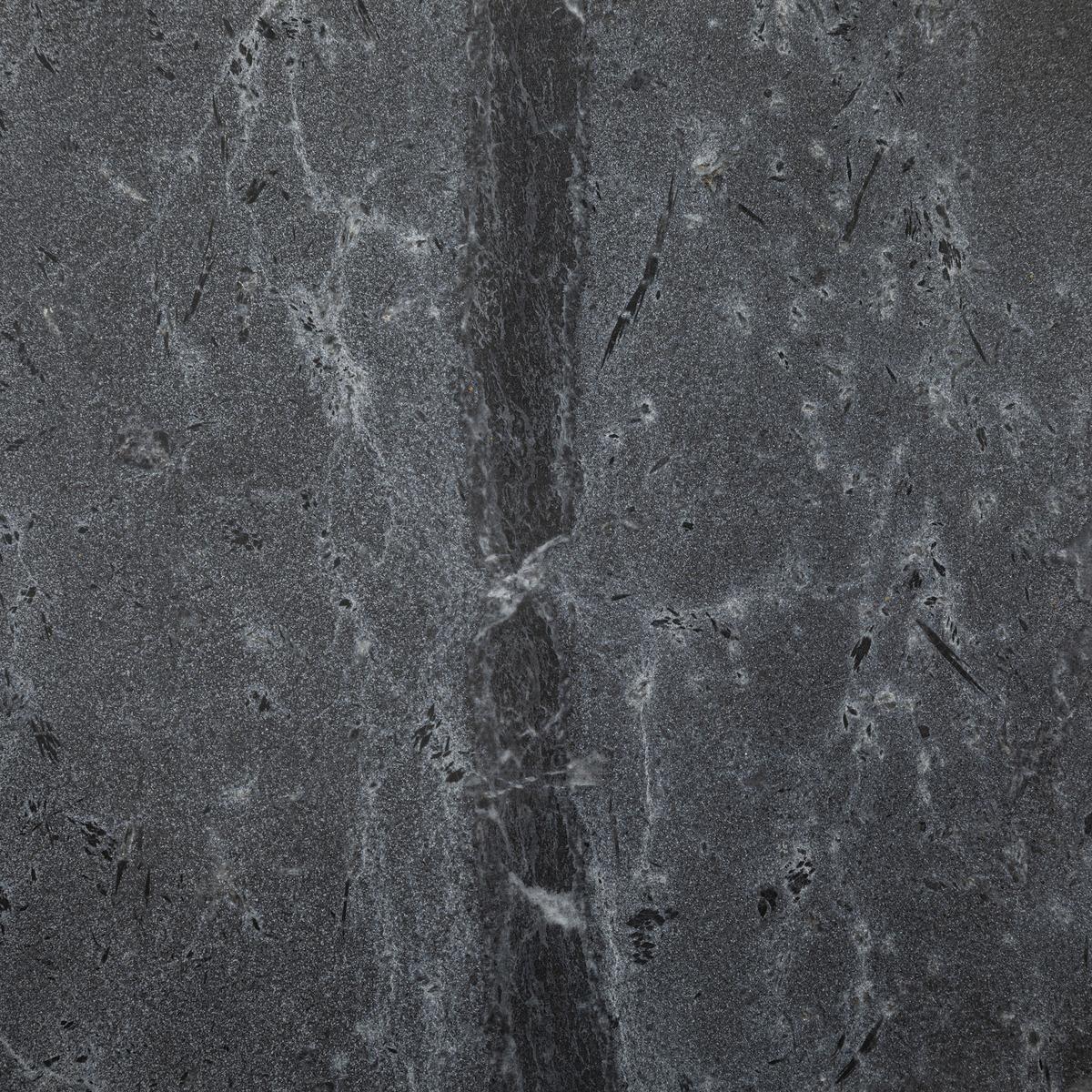 TABLE APPOINT MARBRE ILIAN GRIS D.35.5X61CM