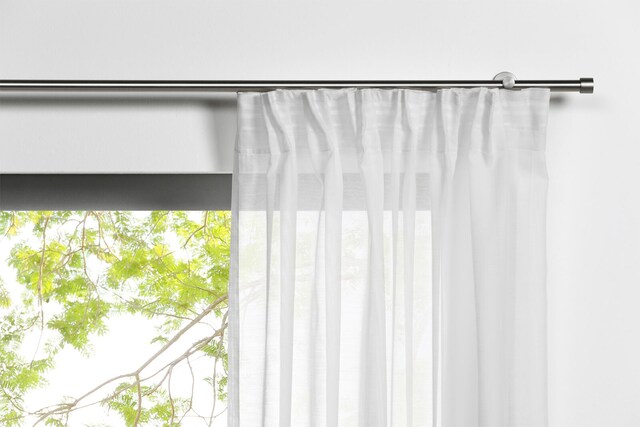 my deco Schlaufenvorhang PURE 135 x 300 cm weiss