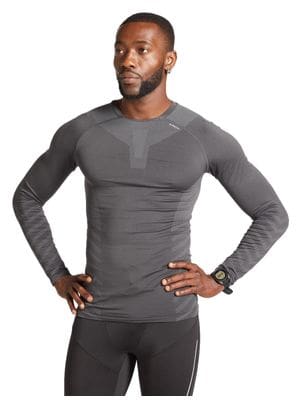 Maillot Manches Longues Base-layer Kiprun Run 500 Gris