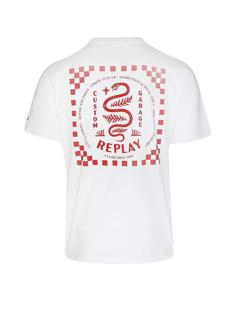 REPLAY T-Shirt weiss