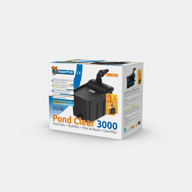 Superfish Pondclear kit 3000 filter/pomp/UVC