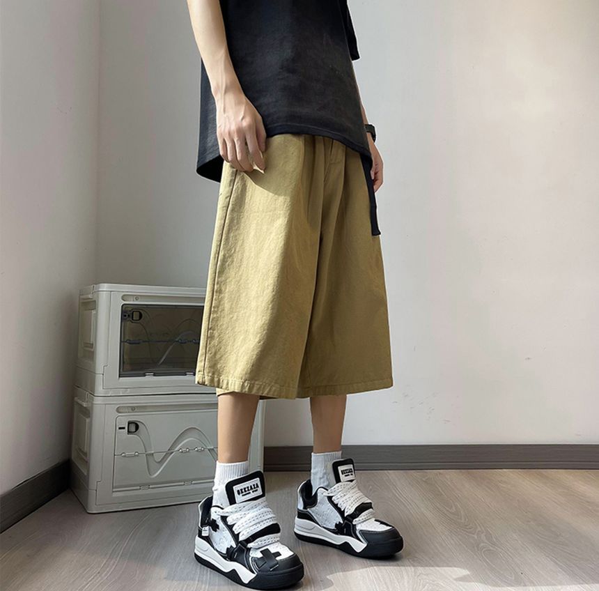 Filmas - High Waist Plain Capri Sweatpants