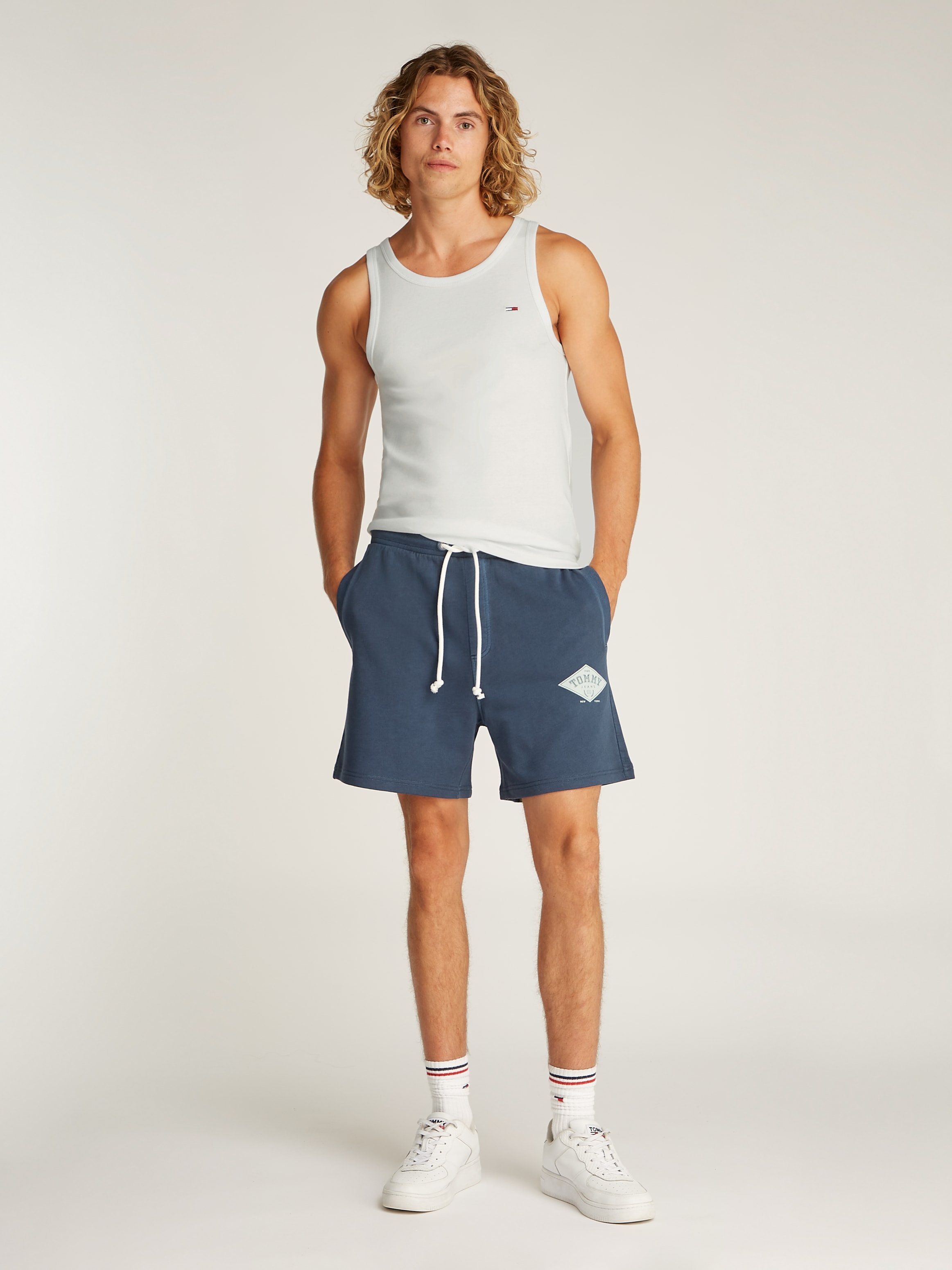 Tommy Jeans Tanktop »TJM XSLIM 2PCK RIB TANK EXT«, 2 Stk. mit gerippter Struktur